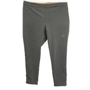 Nike Golf Tour Performance Dri Fit Capri Leggings pants Gray Women's Large